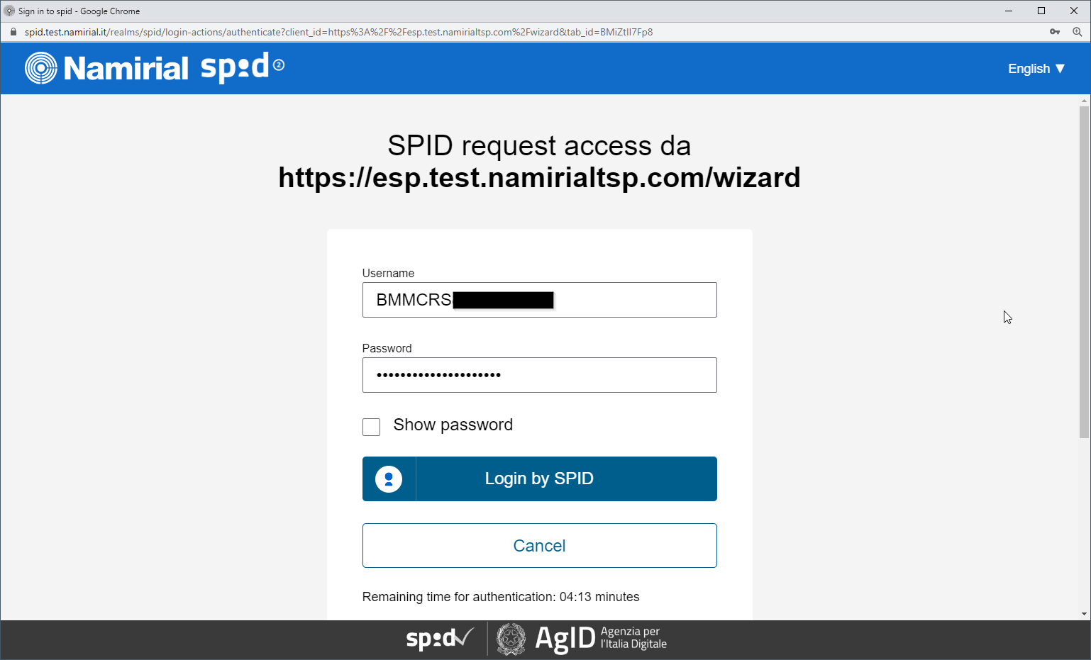 SPID Request Access